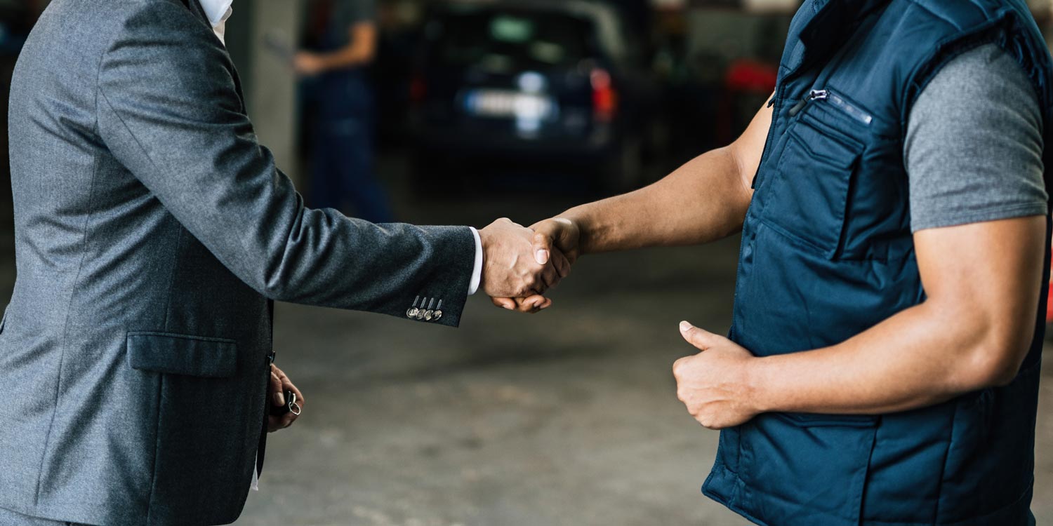 Two Men Shaking Hands